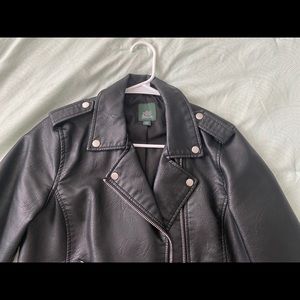 Wild Fable Faux Black Leather Jacket